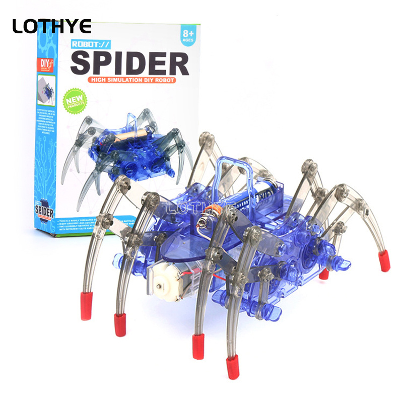 Diy Electronics Gifts - Diy elétrico aranha robô quebra-cabeça brinquedo