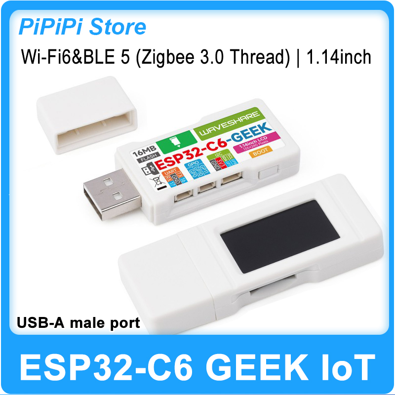 Diy In Electronics - Placa de Desenvolvimento ESP32-C6 GEEK com