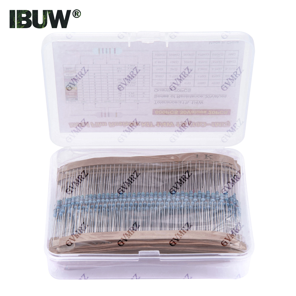 Diy Electronics Com - 600 peças 30 valores 1/4w kit