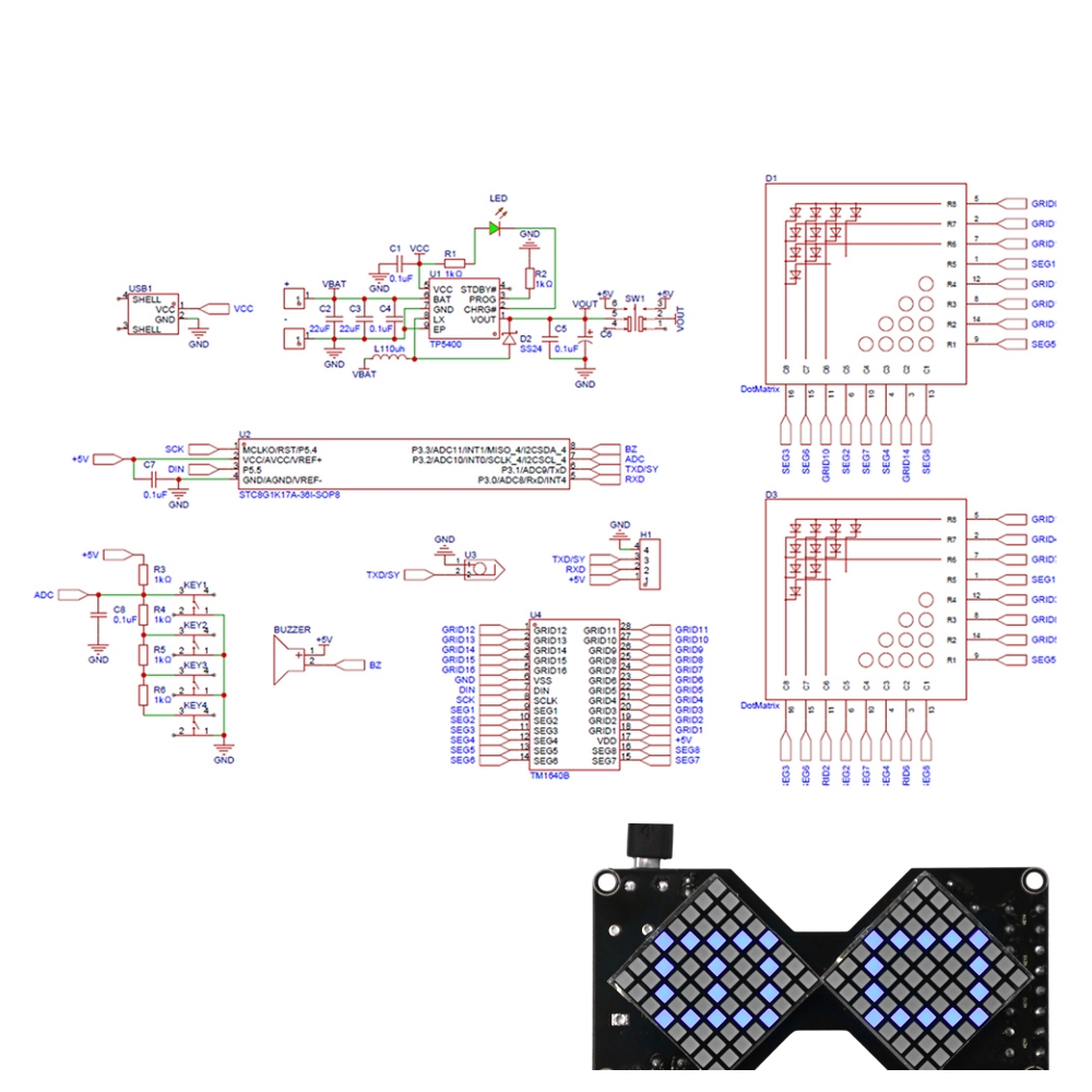 Diy Electronics Gifts - Diy digital ampulheta temporizadores led dot