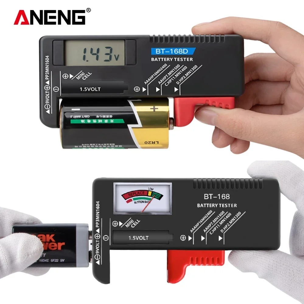 Diy Electronics Test Equipment - Testador de Bateria Digital ANENG BT-168/