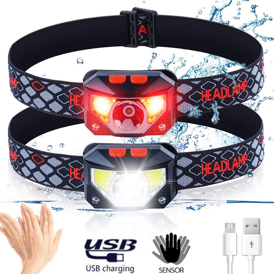 Ldr Light Sensor - Lanterna de Cabeça LED com 8