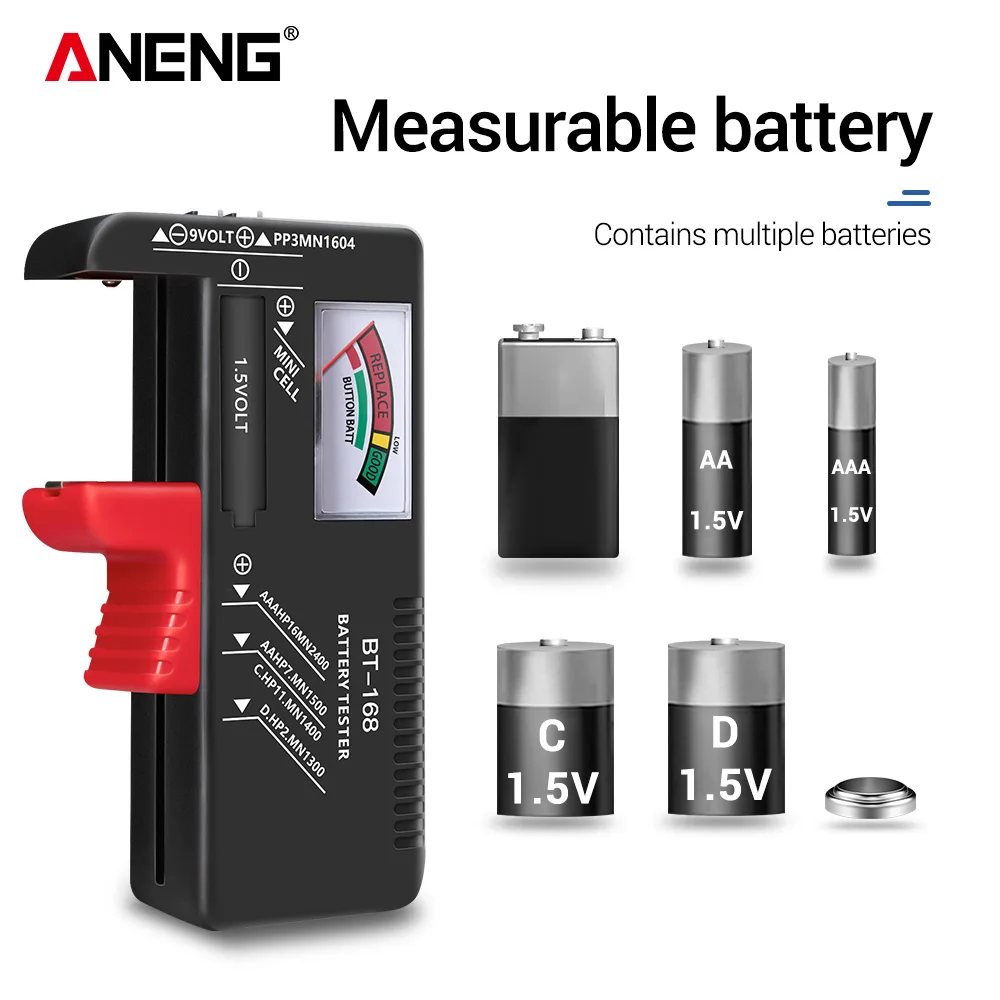 Diy Electronics Test Equipment - Testador Digital de Baterias ANENG BT-168/