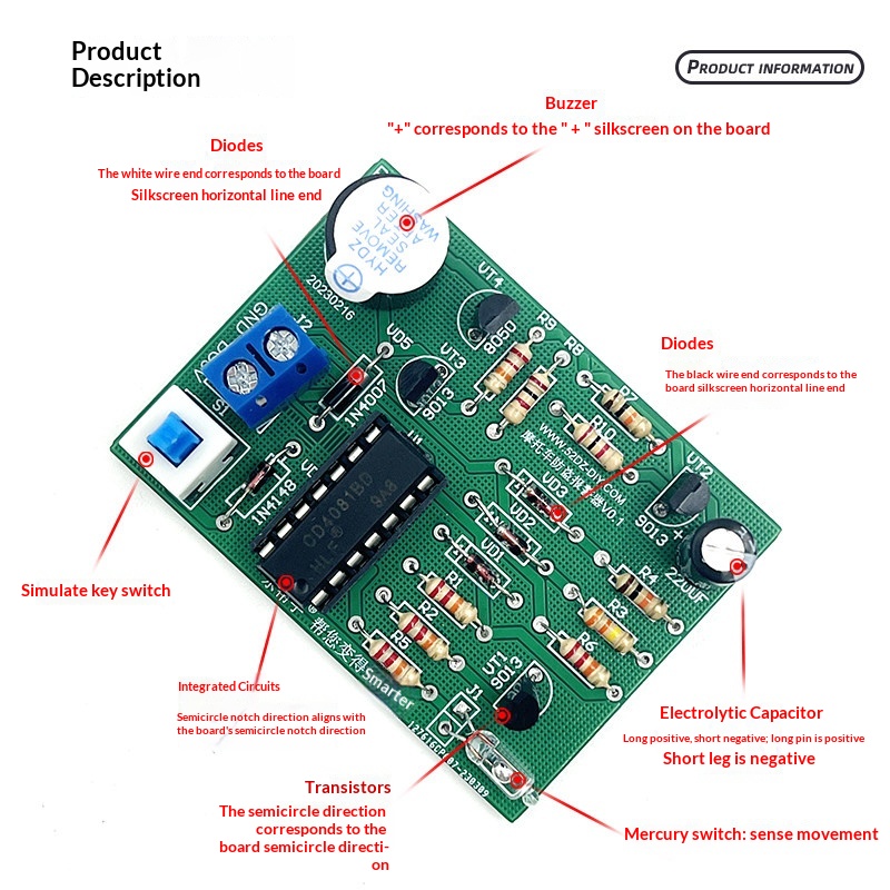 Kit DIY de Alarme Antifurto po - Diy Motorcycle Electronics avaliação e preço