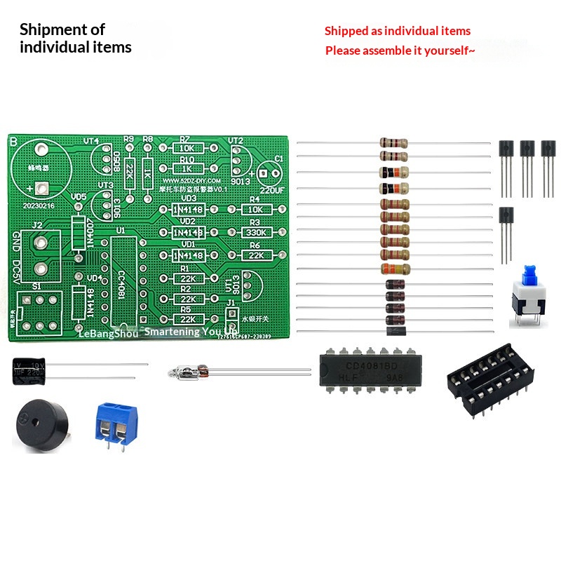 Kit DIY de Alarme Antifurto po - Diy Motorcycle Electronics avaliação e preço