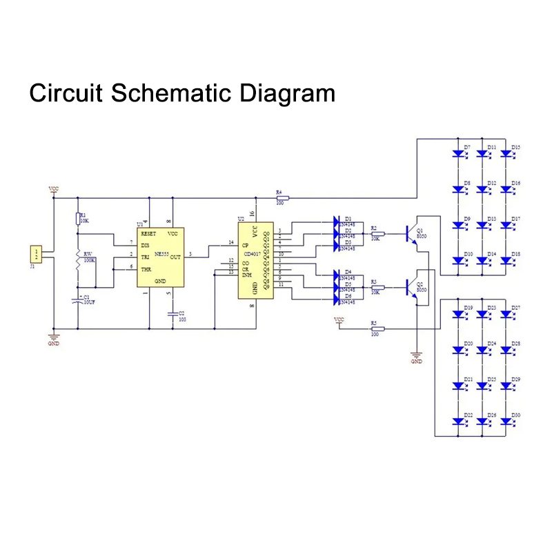 IC LED Vermelho Azul Dupla Cor - Diy Electronics Gifts avaliação e preço