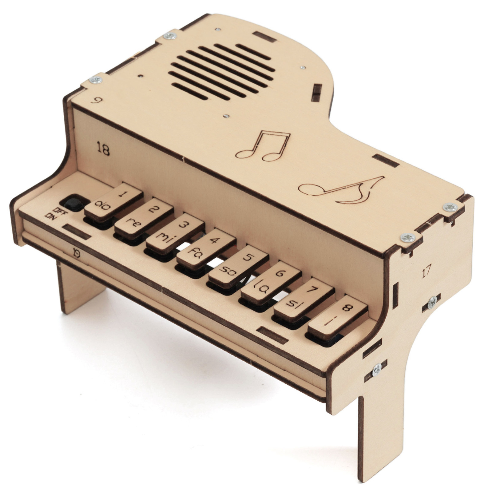 Diy modelo de piano eletrônico - Diy Electronics Toys avaliação e preço