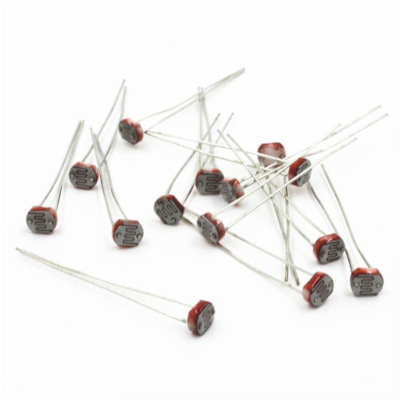 30 peças 5mm fotorresistor ldr - Arduino Diy Electronics avaliação e preço