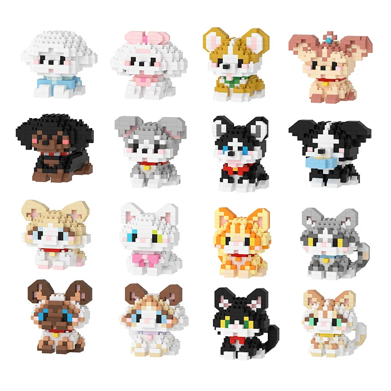 Animal micro blocos de constru - Diy Electronics For Adults avaliação e preço