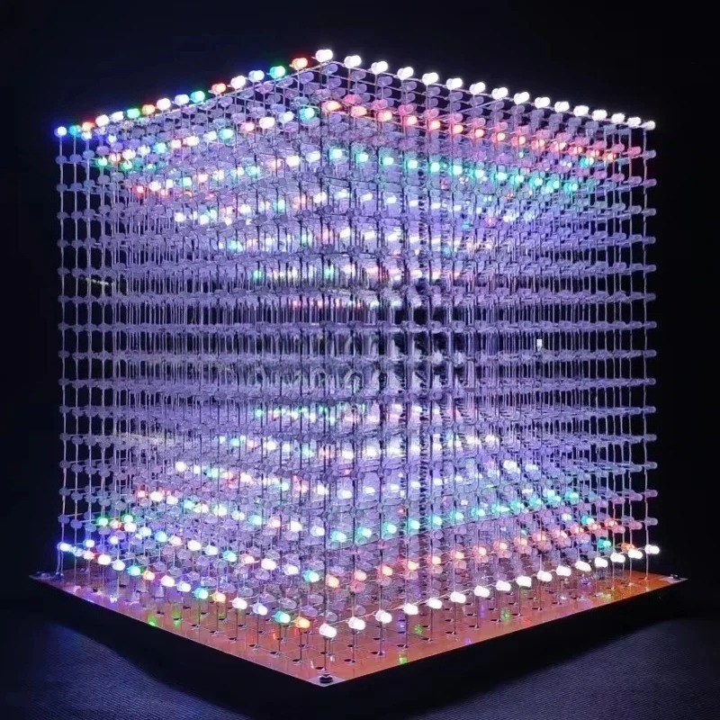 3 D16mini Light Cube Kit 16x16 - Diy In Electronics avaliação e preço