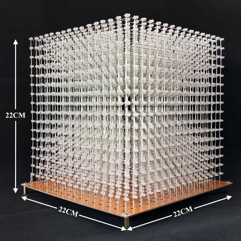3 D16mini Light Cube Kit 16x16 - Diy In Electronics avaliação e preço