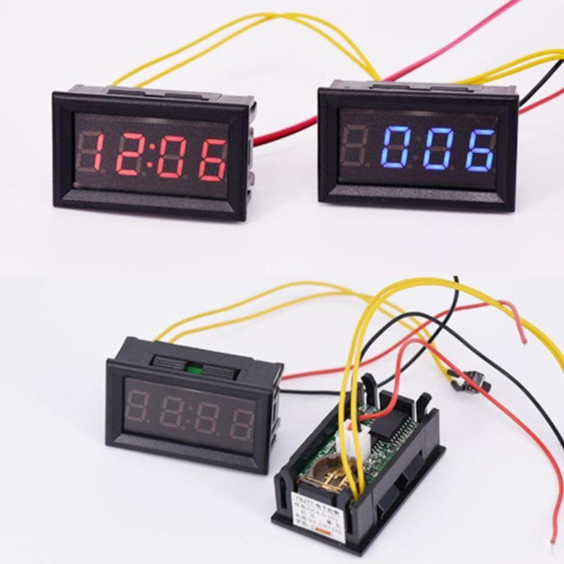 Relógio digital para carro d8k - Diy Motorcycle Electronics avaliação e preço
