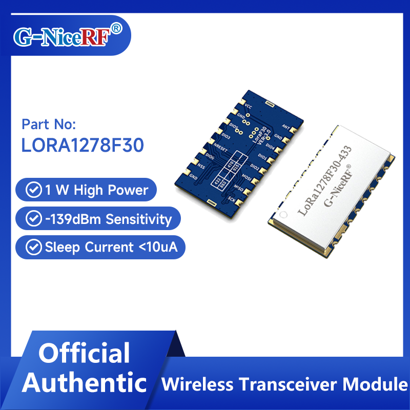 G-NiceRF |   2 peças lora1278f - Rf 433Mhz Module avaliação e preço