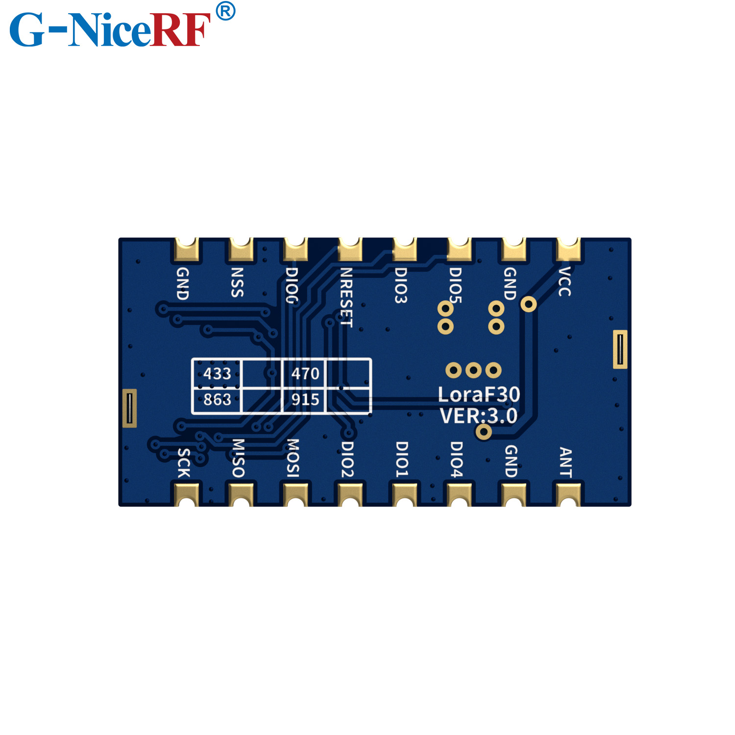 G-NiceRF |   2 peças lora1278f - Rf 433Mhz Module avaliação e preço