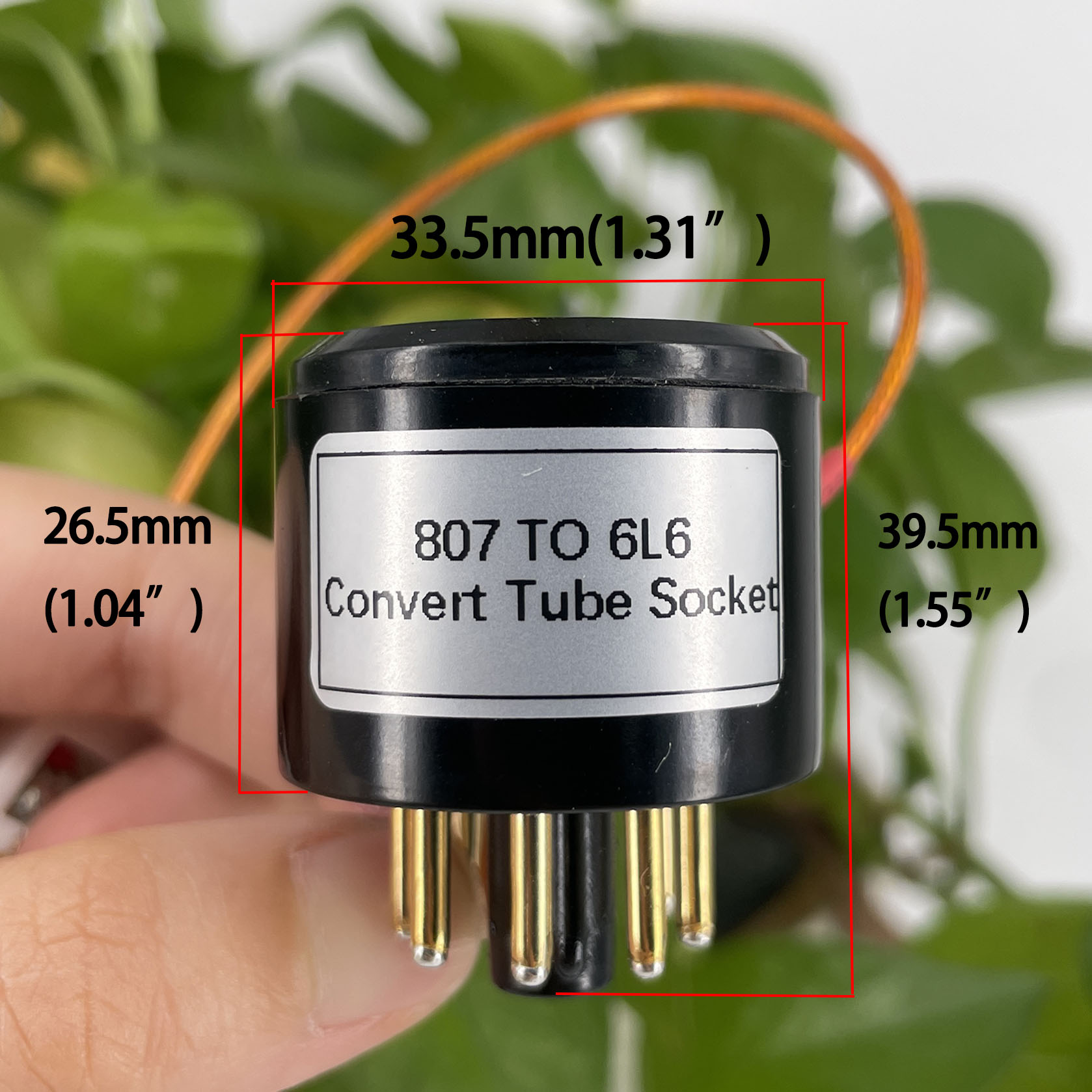 1pc 807 fu-7 fu7 para 6l6 tubo - Diy In Electronics avaliação e preço
