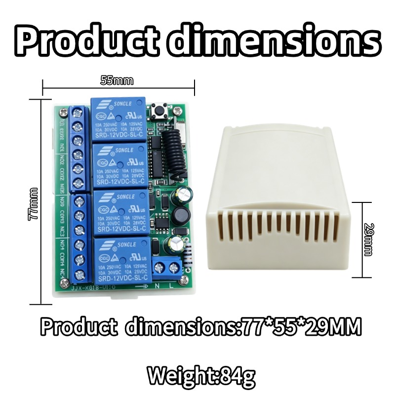 Controlador de Interruptor Rem - Rf 433Mhz Module avaliação e preço