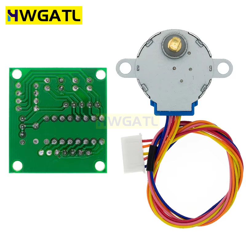 HWGATL 5V 4 fases 28BYJ-48 DC  - Stepper Motor 28Byj avaliação e preço