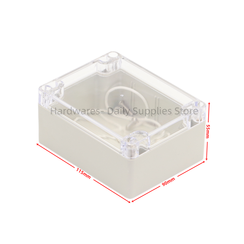 1 peça 115x90x55mm caixa de pl - Diy Waterproof Electronics avaliação e preço