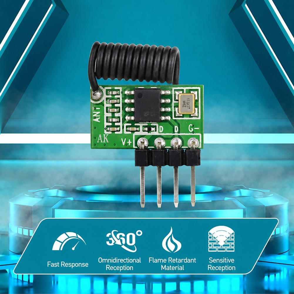 Módulo Receptor RF Superheteró - Rf 433Mhz Module avaliação e preço