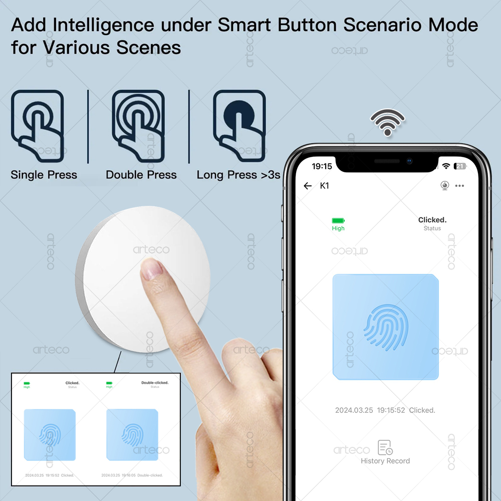 Botão Zigbee para Cenários, Co - Diy Electronics Button avaliação e preço