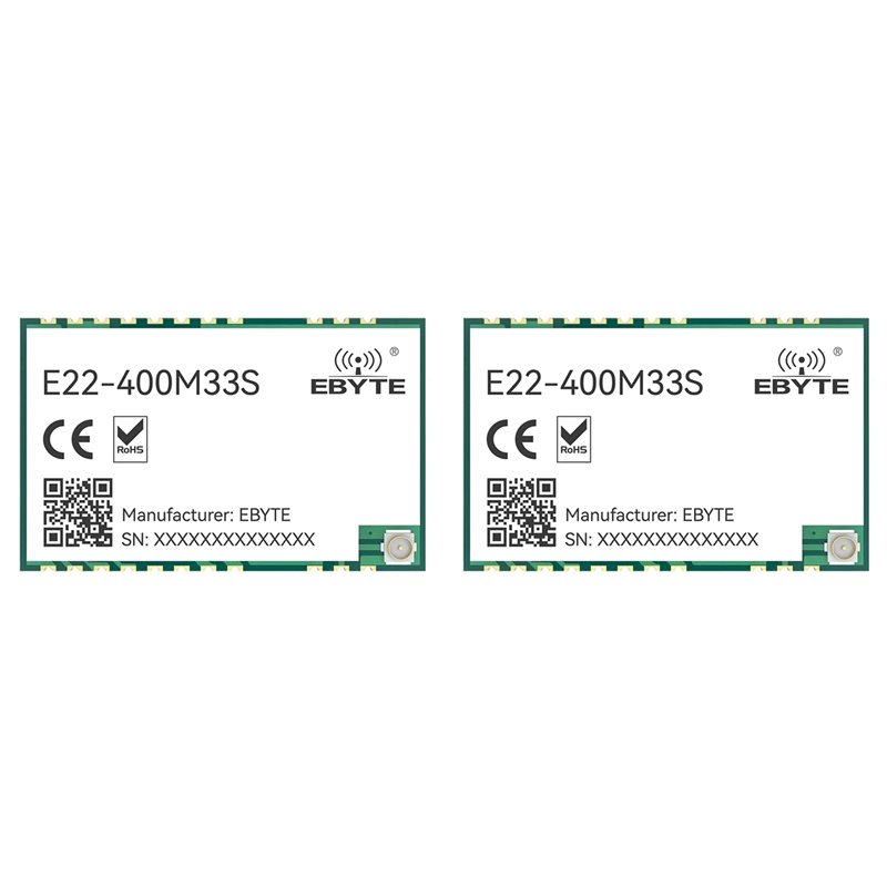 2X EBYTE SX1268 433Mhz Lora Mó - Rf 433Mhz Module avaliação e preço